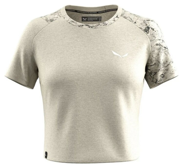 Футболка Salewa Lavaredo Hemp Crop T-Shirt Wmn, GRG_013.012.1340