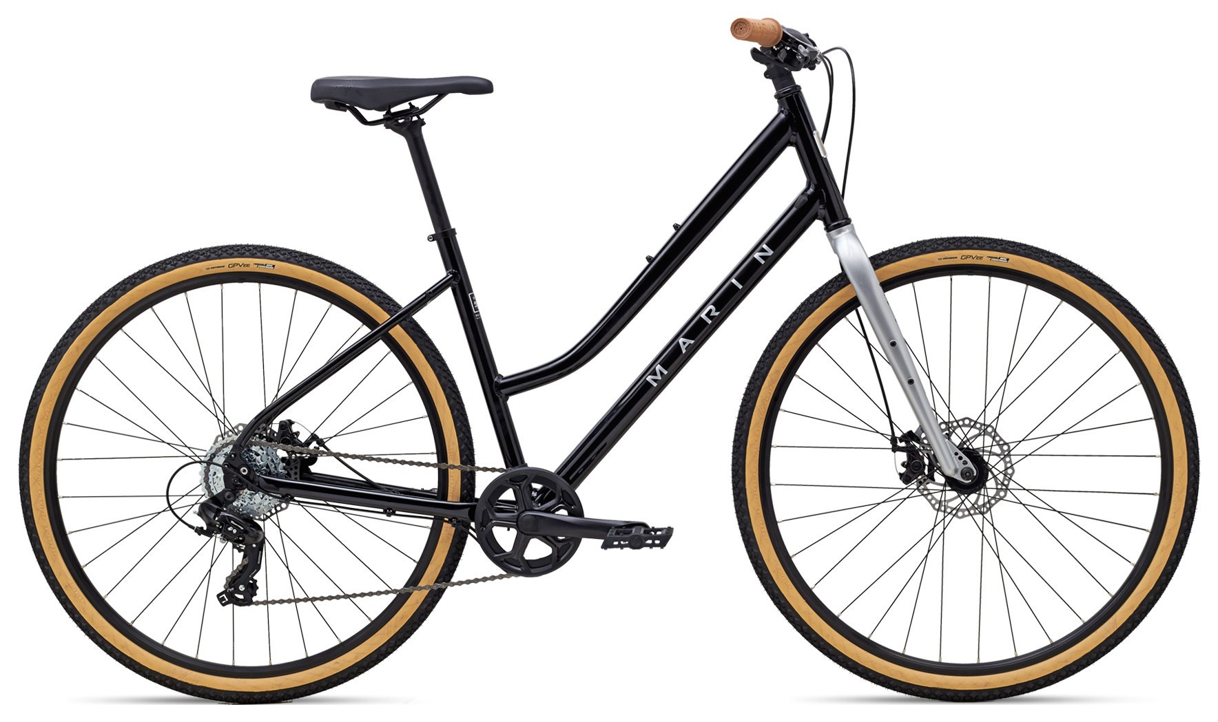 Велосипед 28" Marin KENTFIELD 1 ST рама - M 2025 Gloss Black/Chrome, SKD-89-45