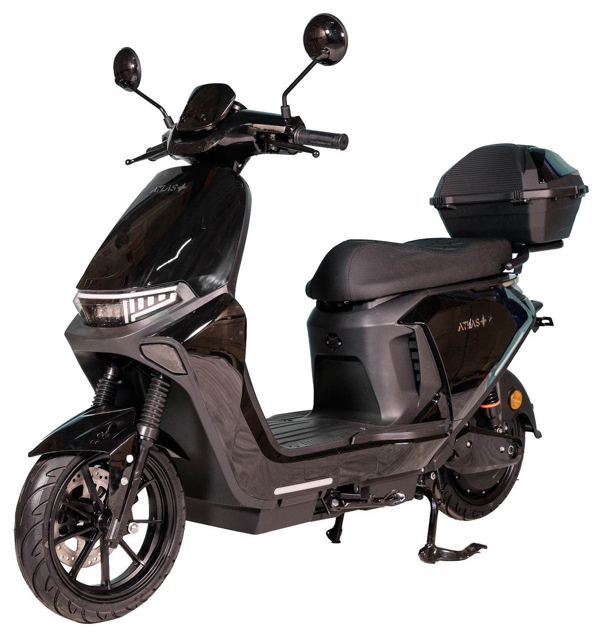 Електроскутер ATLAS Shark 2 Box 2000 W Black, TOK_3165