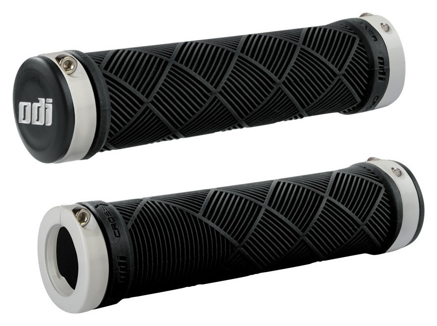 Гріпси ODI Cross Trainer MTB Lock-On Bonus Pack Black з білими замками, OBOD_D30CTB-W