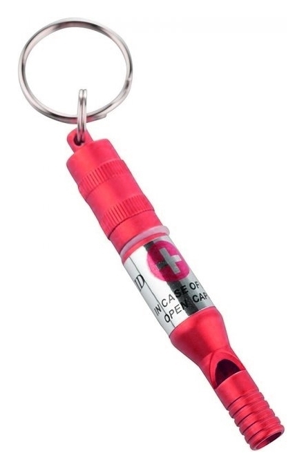 Munkees 3385 брелок-свисток Emergency Whistle red, 3385-RD