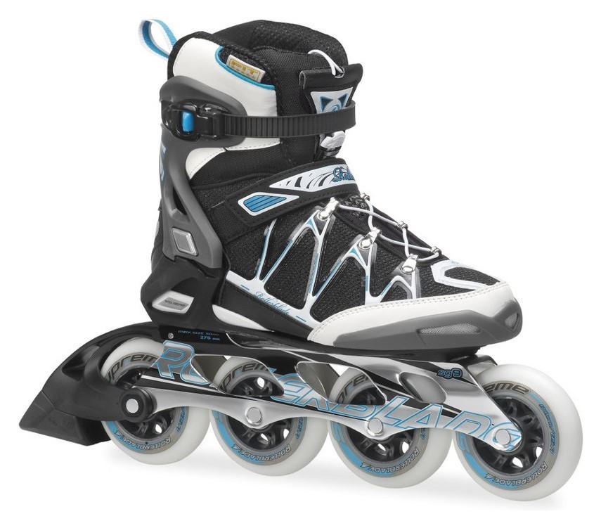 Роликові коньки для дорослих Rollerblade IGNITER 90 XT W 37 (6.5US) 235мм Black/light blue (07309900 821), RCH_10940
