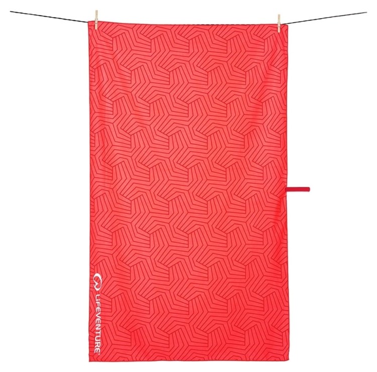 Lifeventure полотенце Soft Fibre Printed coral Giant, 63602-Giant