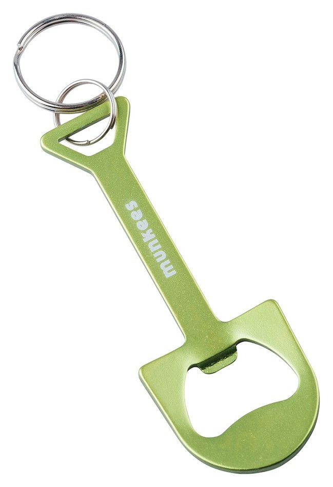 Munkees 3471 брелок-открывалка Shovel green, 3471-GR