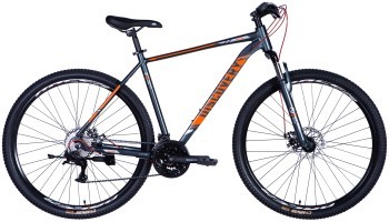 Велосипед AL 29" Discovery BASTION DD CS рама-21" сіро-помаранчевий 2025