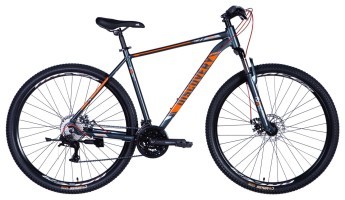 Велосипед AL 29" Discovery BASTION DD CS рама-21" сіро-помаранчевий 2025