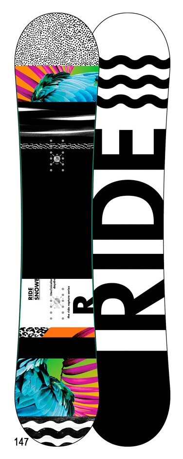Сноуборд Ride Rapture 147 Multicolor (12A0027.1.1.), RCH_21628
