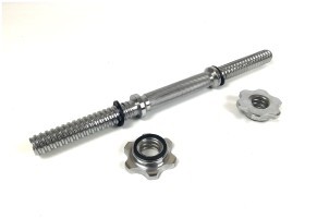 Гантельний гриф EasyFit 40 см Ø 25 мм хромований