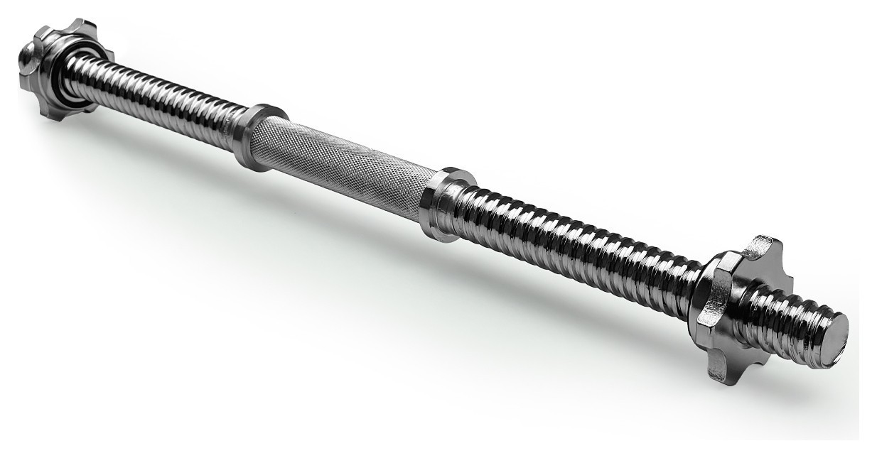 Гантельний гриф EasyFit 50 см Ø 25 мм хромований, EFIT_EF-8047