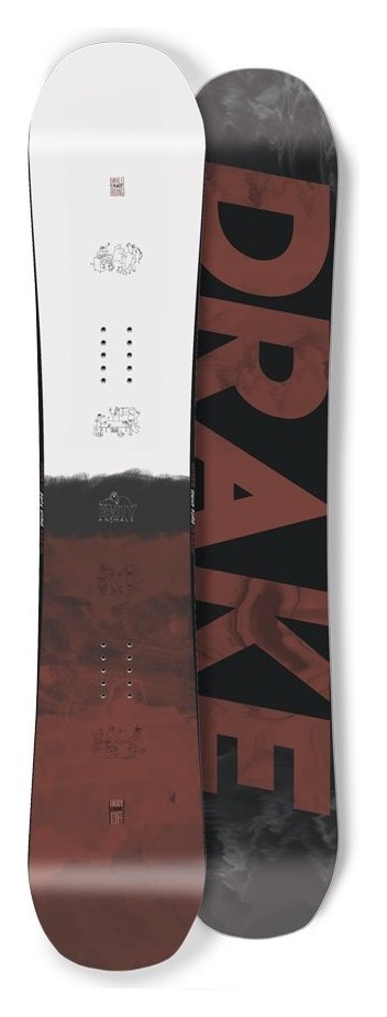 Сноуборд Drake DF 158 Brown/black/white (76221036), RCH_20190