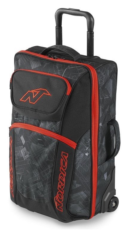 Сумка дорожная на колесиках Nordica THE NORDICA CL. BOARD TROLLEY 40 L Black/red/future camo (0N302500), RCH_19415