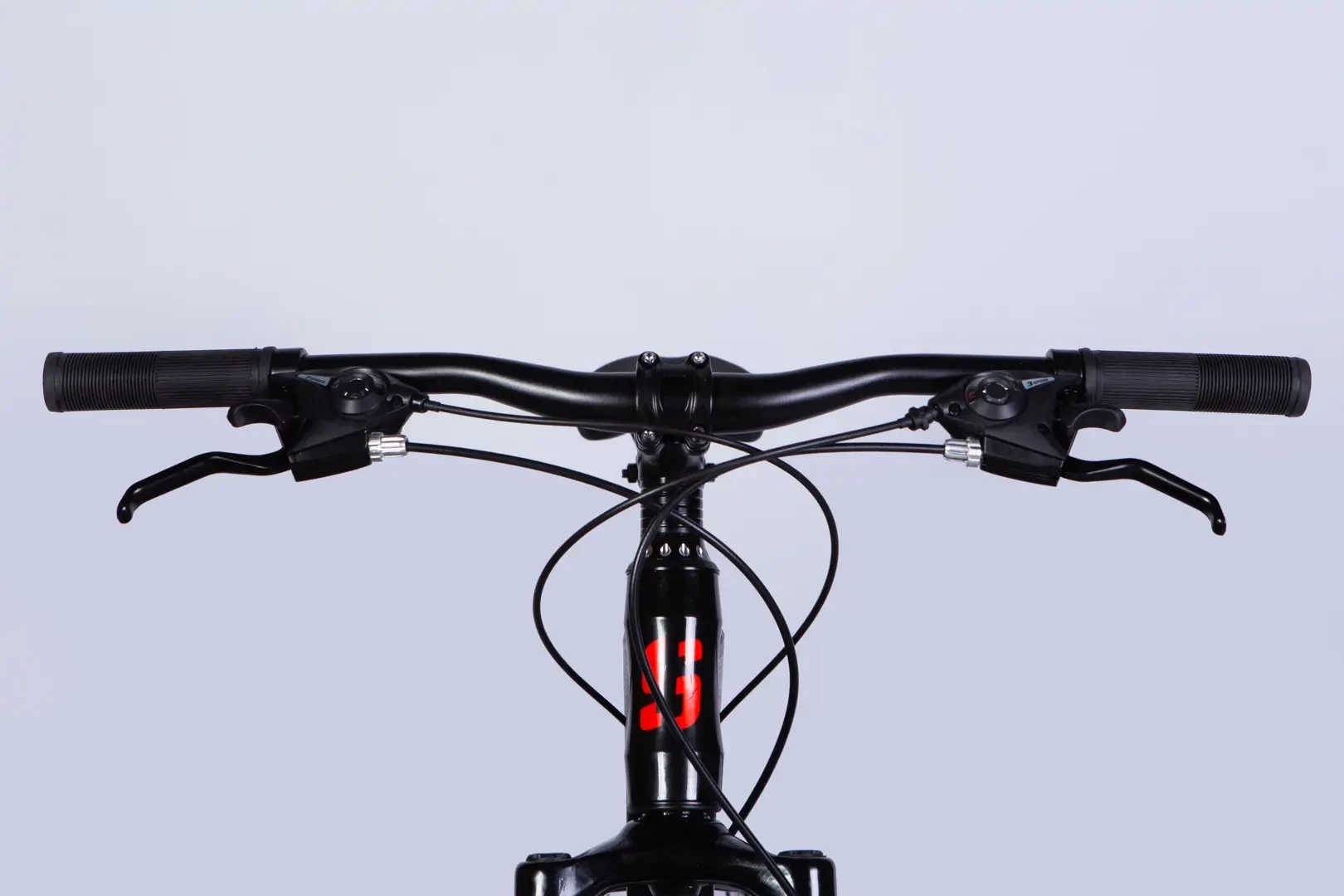 Велосипед AL 26" SPACE MERCURY DD FR рама-13" черно-красный 2026, OPS-SP-26-084