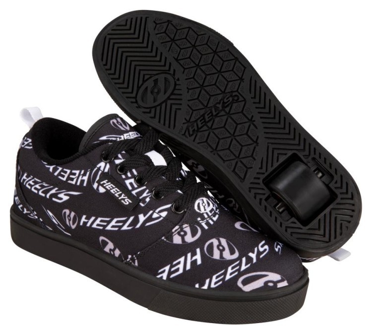 Роликовые кроссовки Heelys Pro 20 Prints HE101139 Black White Grey Swirl Logo, 5059322