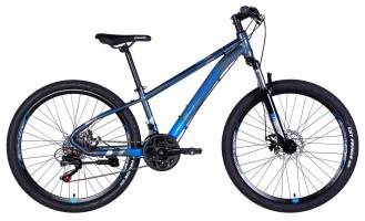 Велосипед AL 26" SPACE MERCURY DD FR рама-13" сіро-синій 2026