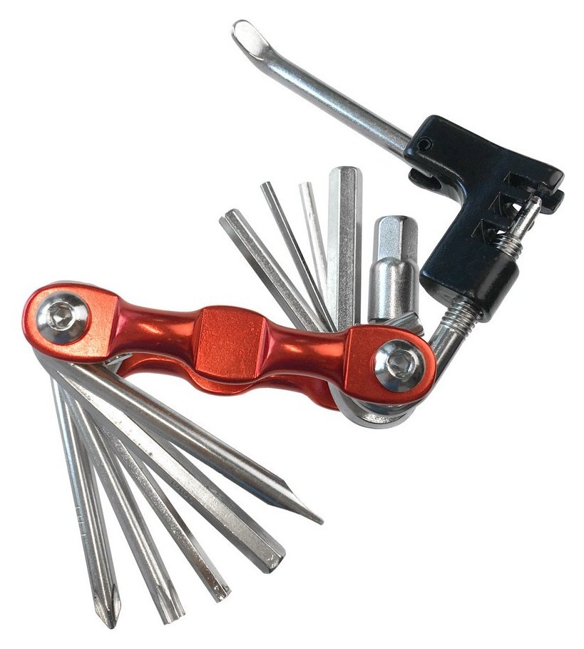 Мультитул для велосипеда Tempesta 11-IN-1 TOOL Black/red/nickel (FSD-T-010), RCH_22805