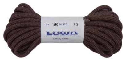 LOWA шнурки Zephyr 190 cm dark brown