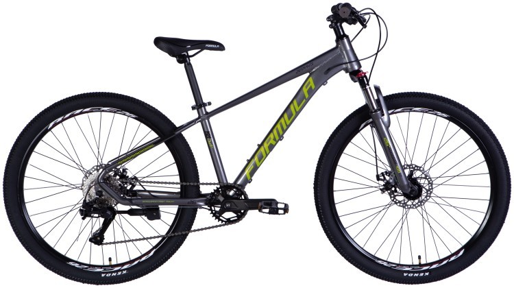 Велосипед AL 26" Formula ZEPHYR 3.0 DD CS рама-14" сіро-зелений 2025, OPS-FR-26-784