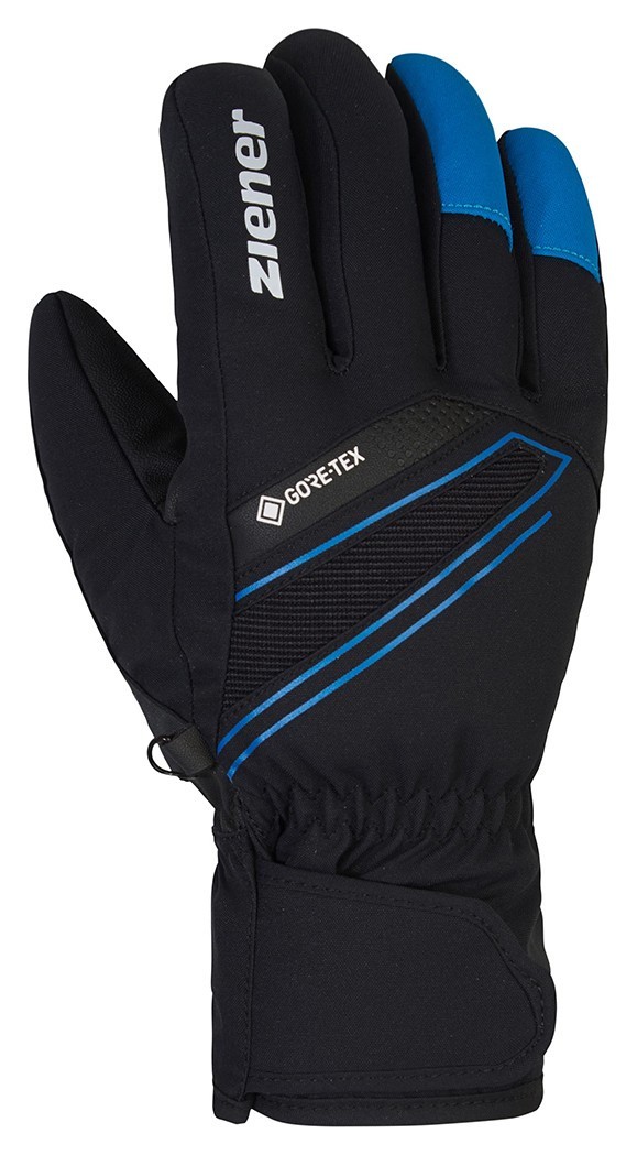 Ziener рукавички лижні Gunar GTX black-persian blue 10, 111041-12798-10