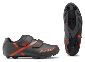 Туфлі велосипедні Northwave SPIKE 2 M 42 (9.5US) Anthra/orange (80192029)