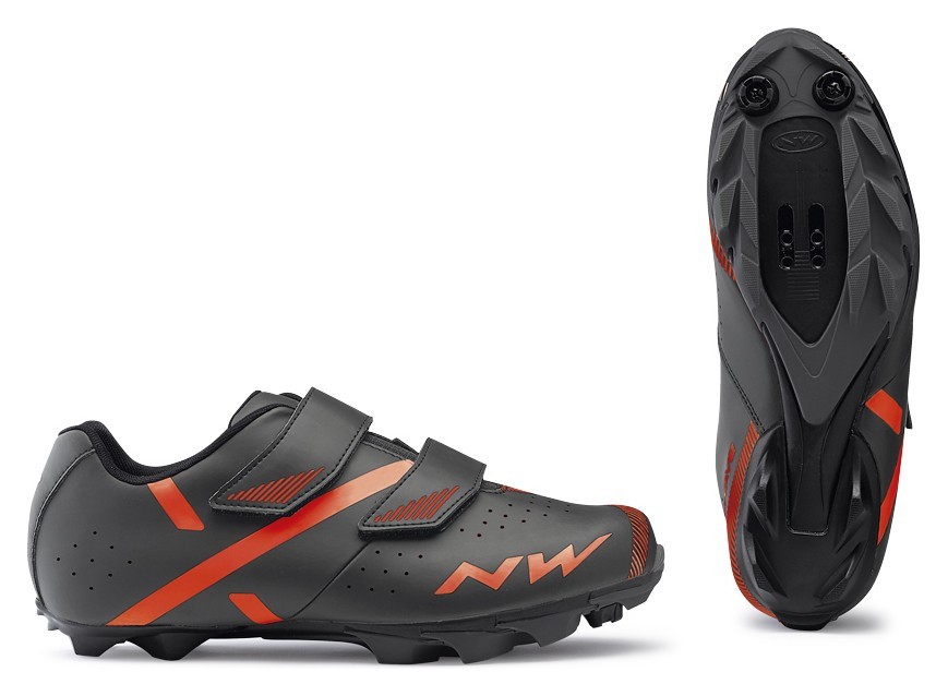 Туфлі велосипедні Northwave SPIKE 2 M 42 (9.5US) Anthra/orange (80192029), RCH_18314