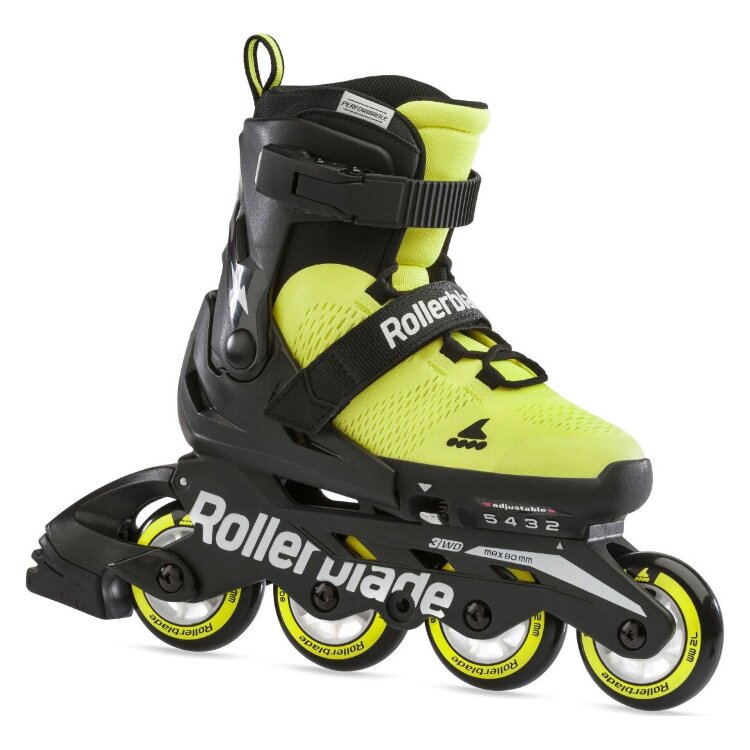 Ролики дитячі Rollerblade Microblade SE Neon Yellow Black 2024, 1020482