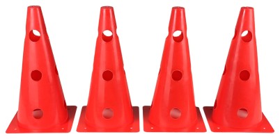 Конусы-фишки спортивные EasyFit 31 см (набор из 4 штук) красные