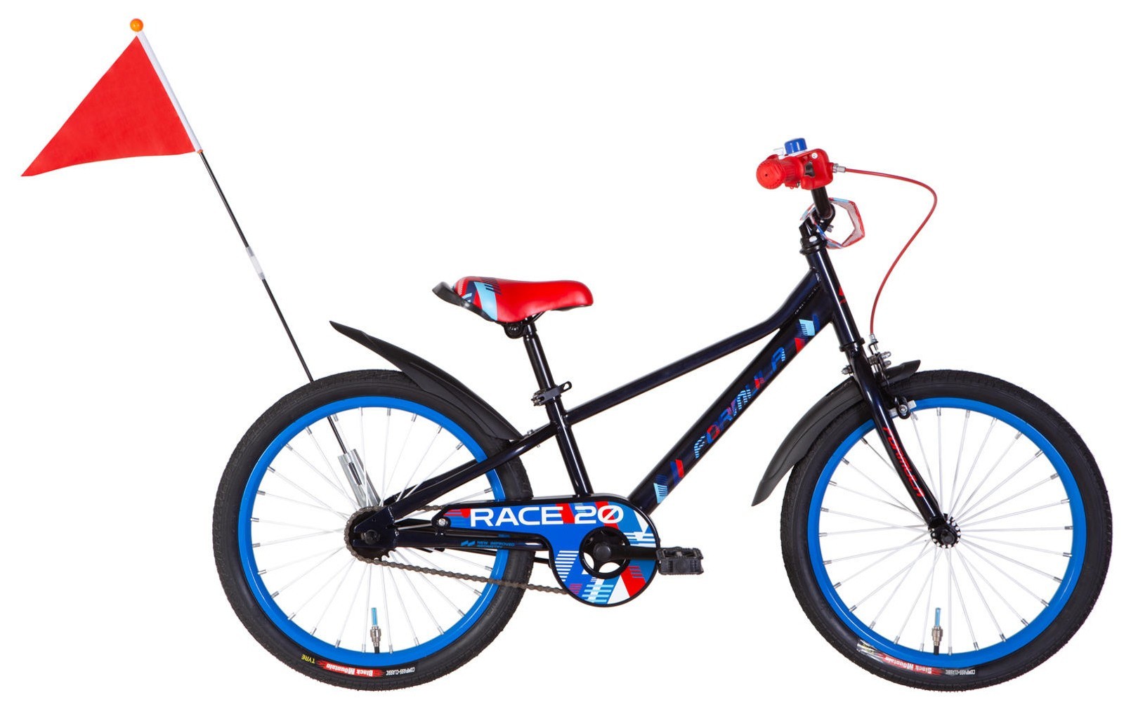 Велосипед ST 20" Formula Kid RACE BH рама-10" синий с красным 2026, OPS-FRK-20-237