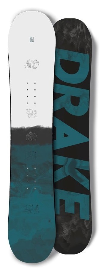 Сноуборд Drake DF JUNIOR 120 Black/aquamarine/white (76221043), RCH_20189