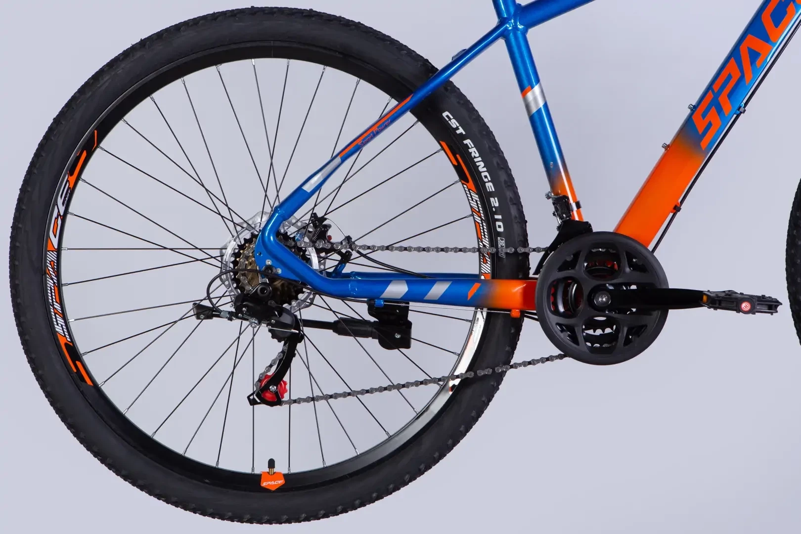 Велосипед AL 29" SPACE MERCURY DD FR рама-18" синьо-помаранчевий 2026, OPS-SP-29-169