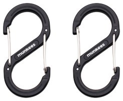 Munkees 3276 карабин Forged S 6 mm x 60 mm (пара) black