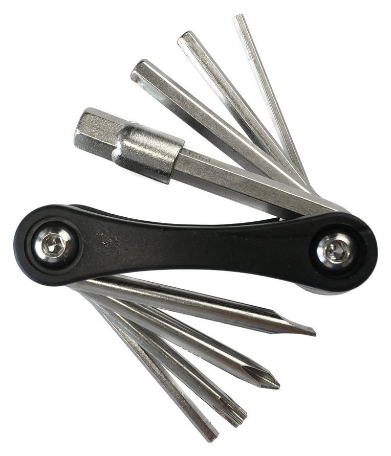 Мультитул для велосипеда Tempesta 9-IN-1 TOOL Black/Nickel (FSD-T-009), RCH_22802