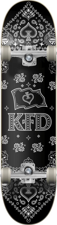Скейтборд KFD Bandana Complete Skateboard 8" - Black, FRD.037573
