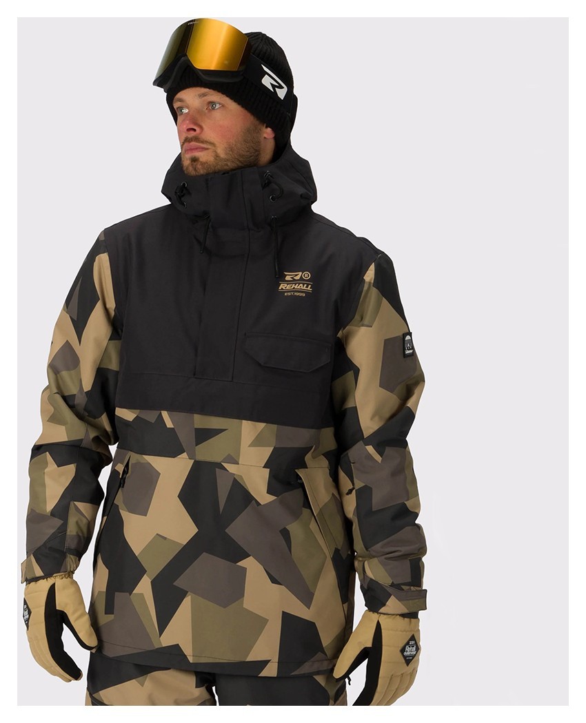 Rehall сноубордическая куртка Mann 2026 camo stone L, 60710-9521-L