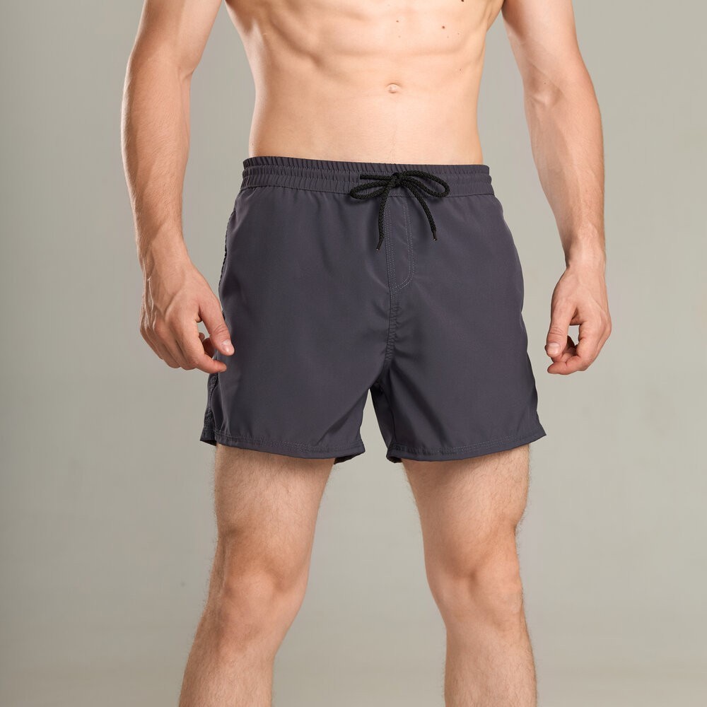 Плавальні шорти чоловічі темно-сірі Pobedov Pool day, POB_00000007569