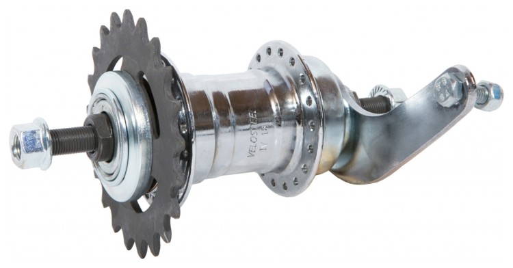 Втулка задня ST гальмівна 36H 14G 21T на гайках VELOSTEEL (Чехія), HUBR-032