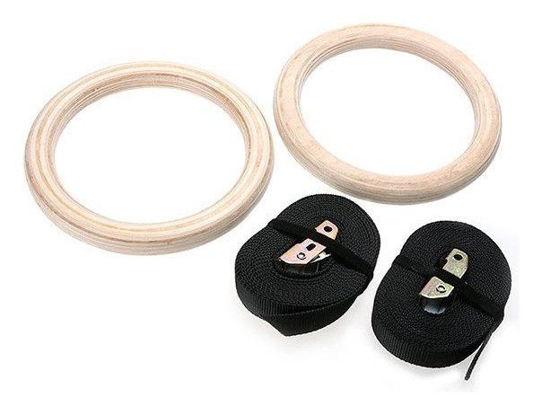 Кільця для кроссфіта EasyFit дерев'яні, EFIT_EF-1553B