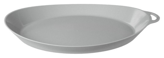Lifeventure тарелка Ellipse Plate light grey