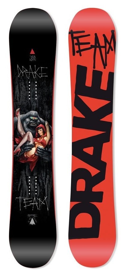 Сноуборд Drake TEAM 158 Grey/white/red (76261005) O, RCH_20184