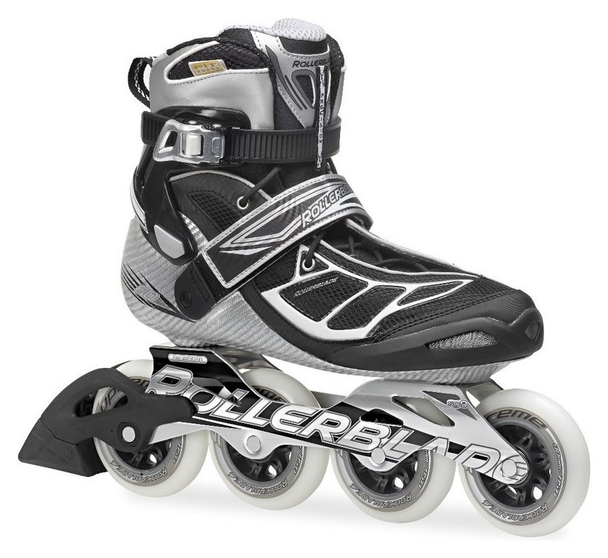 Роликові коньки для дорослих Rollerblade TEMPEST 90 M 40.5 (8US) 260мм Silver/black (07302200 832), RCH_10914