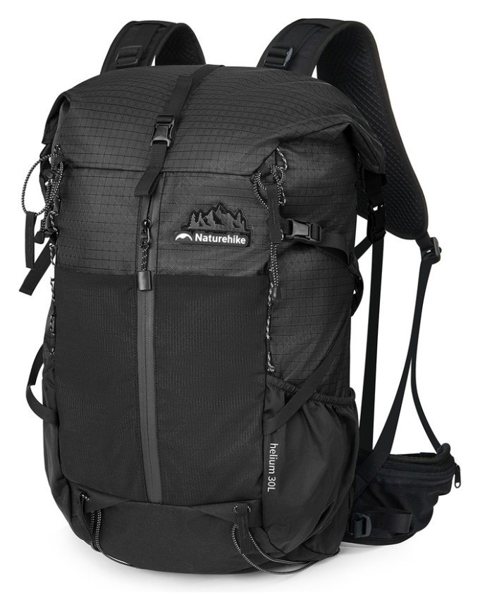 Рюкзак туристичний Naturehike Helium CNK2300016, 30+5 л, чорний, FNR_6976507661331