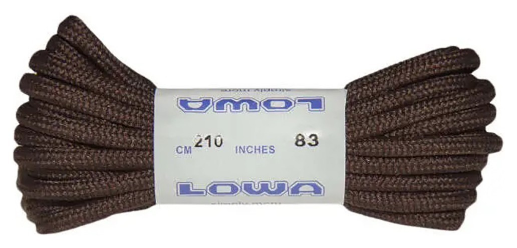 LOWA шнурки Zephyr 210 cm dark brown, 830501-0493