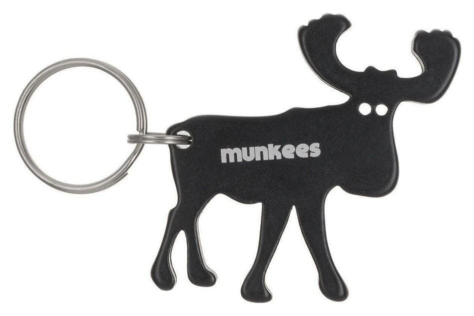Munkees 3473 брелок-відкривачка Moose black, 3473-BK