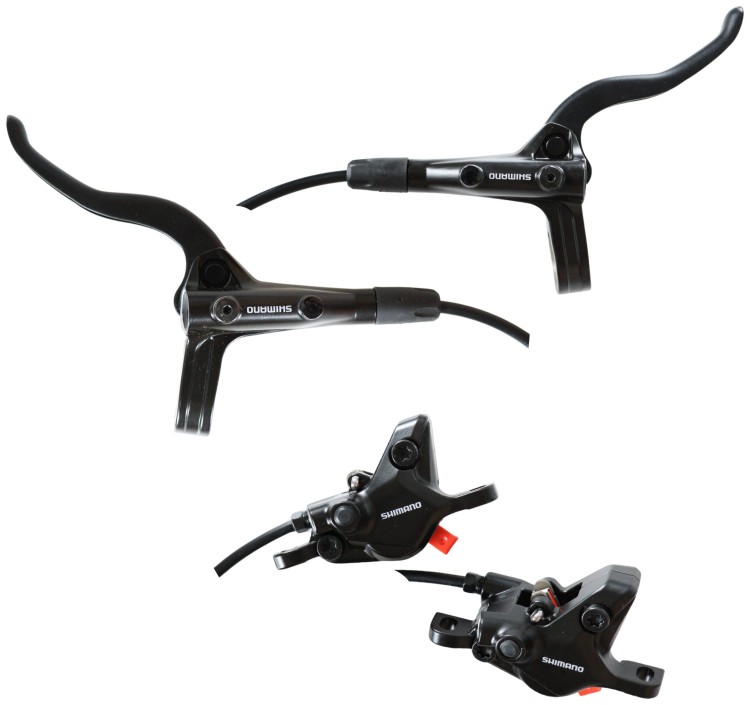 Гальмо дискове гідравлічні без роторів F900mm R1500mm SHIMANO MT410, DISC-079