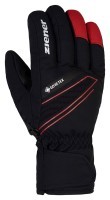 Ziener рукавички лижні Gunar GTX black-red 10