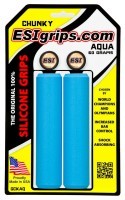 Грипсы ESI Chunky Aqua (голубые)