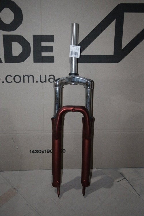 Вилка 29" ST 1-1/8" AM disc шток-215мм серо-красный (повреждение ЛКП) (серо-красный), FRK-29-338