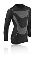 Термобелье для взрослых: мужская кофта Fuse MEGALIGHT 140 LONGSHIRT MAN L Black
