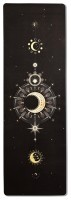 Коврик для йоги EasyFit BlackMoon (замша-каучук) черный