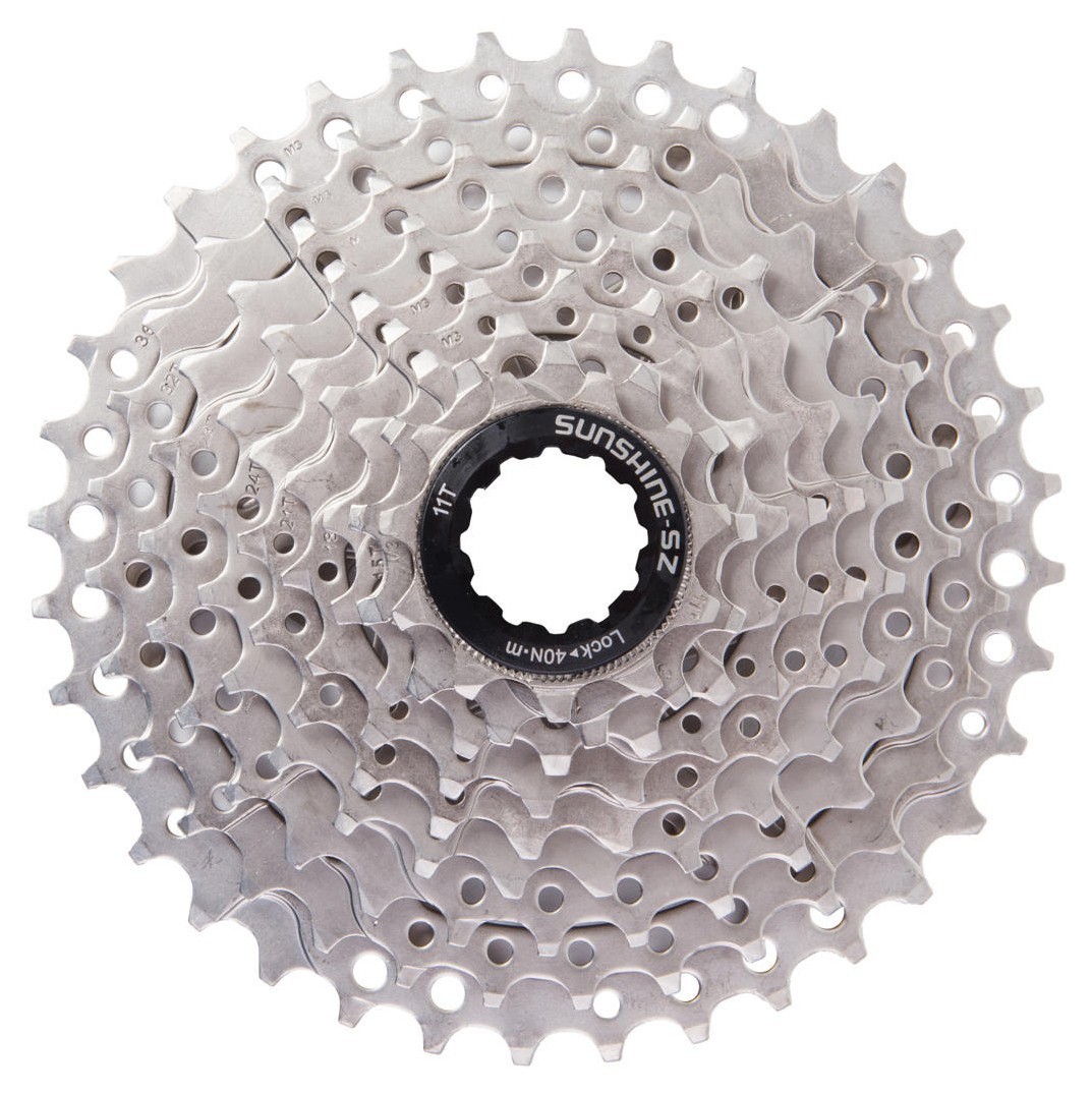 Касета 9 11-36Т Сталь SUNSHINE CS-HR9-36 срiблястий, CAS-775