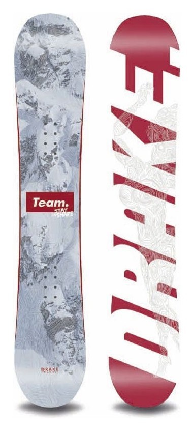 Сноуборд Drake TEAM 158 Grey/white/red (76281004) O, RCH_20182